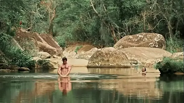 HD Klebber Toledo without clothes on the river in "Eta Mundo Bom ổ đĩa ống