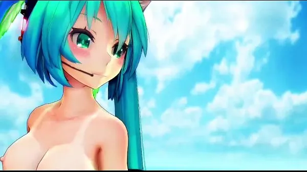 Tubo di azionamento Miku Append Sexy Dance Nude MMD HD