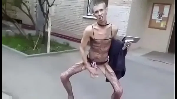 HD Russian famous fuck freak celebrity scandalous gray hair nude psycho bitch boy ic d. addict skinny ass gay bisexual movie star in tights with collar on his neck very massive fat long big huge cock dick fetish weird masturbate public on the street drive Tube