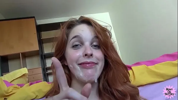 HD POV Cock Sucking Redhead nimmt Gesichtsbehandlung Laufwerk Tube