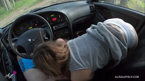 HD Horny Passenger Sucks Dick While Driving Car and Fucks Driver POV - Alisa Lovely drive Tube