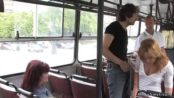 Elektrónková jednotka HD Hot ass babe sucking in public bus