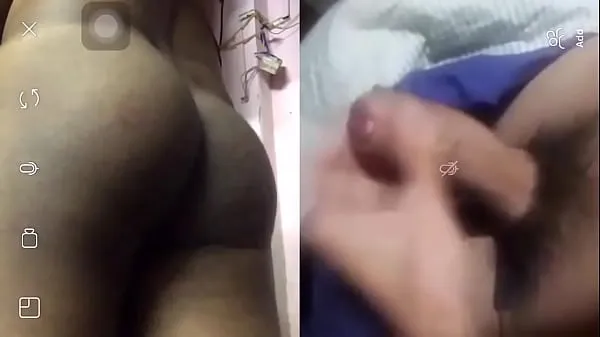 HD Video call with a guy jerking on indian booty 驱动管