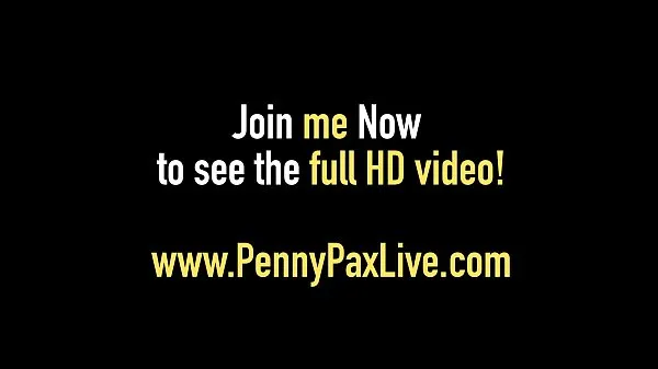 Трубка привода HD Доение хуя, Penny Pax наполняет ее лицо и киску членом