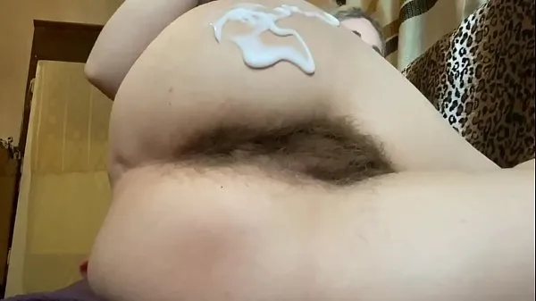 HD Natural Hairy Girl body lotion session . Hairy pussy , hairy ass , hairy legs and hairy armpits by cutieblonde aandrijfbuis