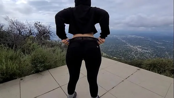 HD Fucking big ass Latina on a hiking trail on a popular Los Angeles trail aandrijfbuis