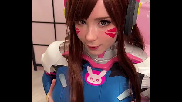 HD Tiktoker Girl Cosplay D.Va from Overwatch and Sucks Dick till Facial 드라이브 튜브