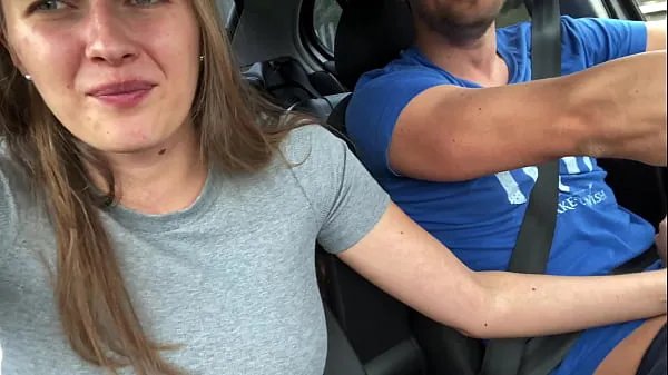 HD Blowjob auf der Autobahn Laufwerk Tube