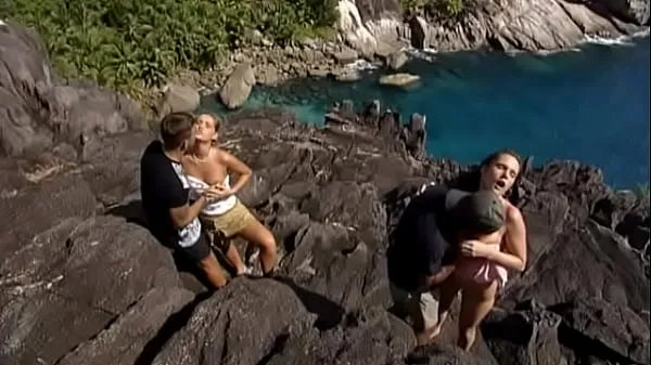 HD Two Couples Have Hardcore Sex on the Rocks in the Tropics drive Tube