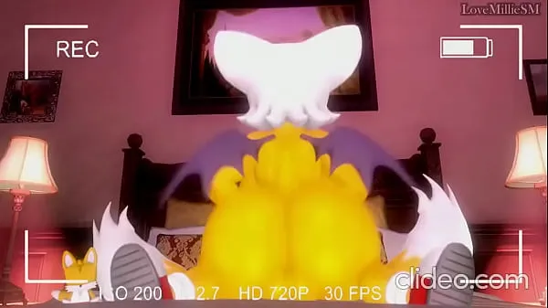 HD Rouge bounces on tails cock pemacu Tube