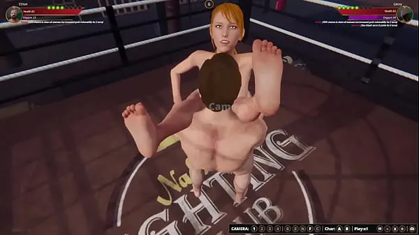 أنبوب محرك Ethan vs Ginny (Naked Fighter 3D عالي الدقة