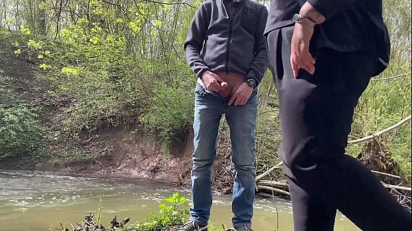 HD Sexy Horny Fat Stranger with a Gorgeous Ass at the Lakeside Jerking My Cock drev Tube