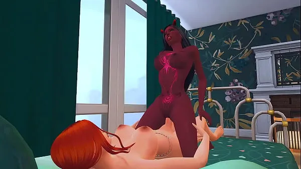 HD LUSTIGE TRANS-HERRIN VERFÜHRTE EINEN PERVERTEN SUKKUBUS UND MACHT IHREN ANAL-SKLAVIEN, INDEM SIE IHNEN HARTEN ANAL-SEX UND GROSSEN DEEP-THROAT GIBT (SIMS 4 HENTAI SFM Laufwerk Tube