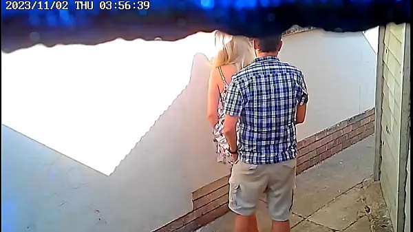 Rura napędowa HD Daring couple caught fucking in public on cctv camera
